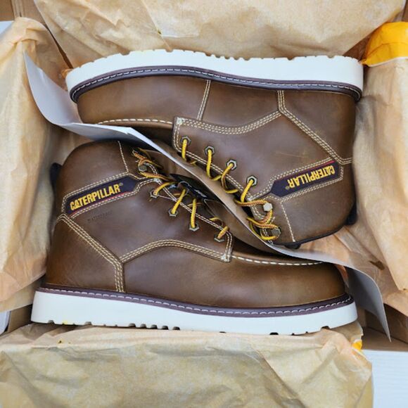 Caterpillar Men\'s Reclaimer Wedge Steel Toe Work Boots Size 10 NWT NIB main image 6